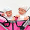 Folding Baby Doll Stroller, Role Play House Doll Accessories, Foldable Pram for Boys and Girls