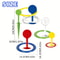 Toss Ring Toys For Lawn And Beach Outdoor Plastic Ring Toss Game For Kids Carnival Party Favors 3