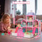 Princess Playhouse Set, Luminous Doll House Dreamhouse for Girls with Dolls, Furniture & Pretend Play Accessories
