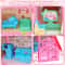 Princess Playhouse Set, Luminous Doll House Dreamhouse for Girls with Dolls, Furniture & Pretend Play Accessories