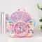 Girls Cartoon Unicorn Sequin Schoolbag, Transparent Butterfly Wings Backpack for Toddlers, Waterproof Bookbag