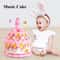 Pretend Play Birthday Cake Toy With Music Lights Dessert Toy Gift For Toddlers Princess Tea Time K 0