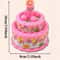 Pretend Play Birthday Cake Toy With Music Lights Dessert Toy Gift For Toddlers Princess Tea Time K 2