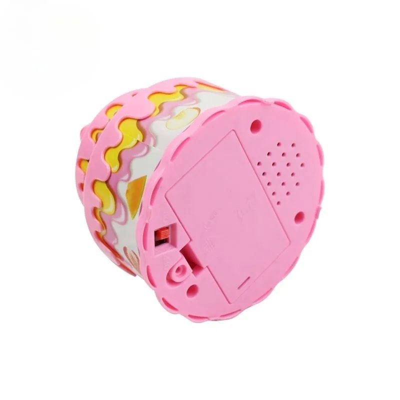 Pretend Play Birthday Cake Toy With Music Lights Dessert Toy Gift For Toddlers Princess Tea Time K 4