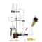 Glass Distillation Apparatus Set, Home Distiller for Moonshine, Alcohol Distiller Chemistry Lab Kit