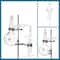 Glass Distillation Apparatus Set, Home Distiller for Moonshine, Alcohol Distiller Chemistry Lab Kit