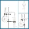 Glass Distillation Apparatus Set, Home Distiller for Moonshine, Alcohol Distiller Chemistry Lab Kit