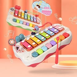 educational baby piano xylophone, key keyboard piano sensory toys for toddlers