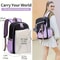 Cute Girls Backpack, Large Capacity Schoolbag with Plush Pendant, Waterproof Nylon Fabric Bookbag for Teens, Kids, Stude