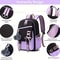 Cute Girls Backpack, Large Capacity Schoolbag with Plush Pendant, Waterproof Nylon Fabric Bookbag for Teens, Kids, Stude