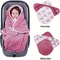Super Soft & Warm Thick Winter Baby Swaddle Blanket for Baby Stroller, Car Seat, Double Sided Baby Swaddle for Newborn