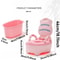 Cute Animal Toddler Toilet Training Potty Chair, Built-in Splash Guard, Slip-Resistant Base, Removable Bowl for Toddlers