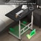 Oversized Bedside Desk with Universal Wheels, Adjustable Height Portable Laptop Desk for Dormitory Study