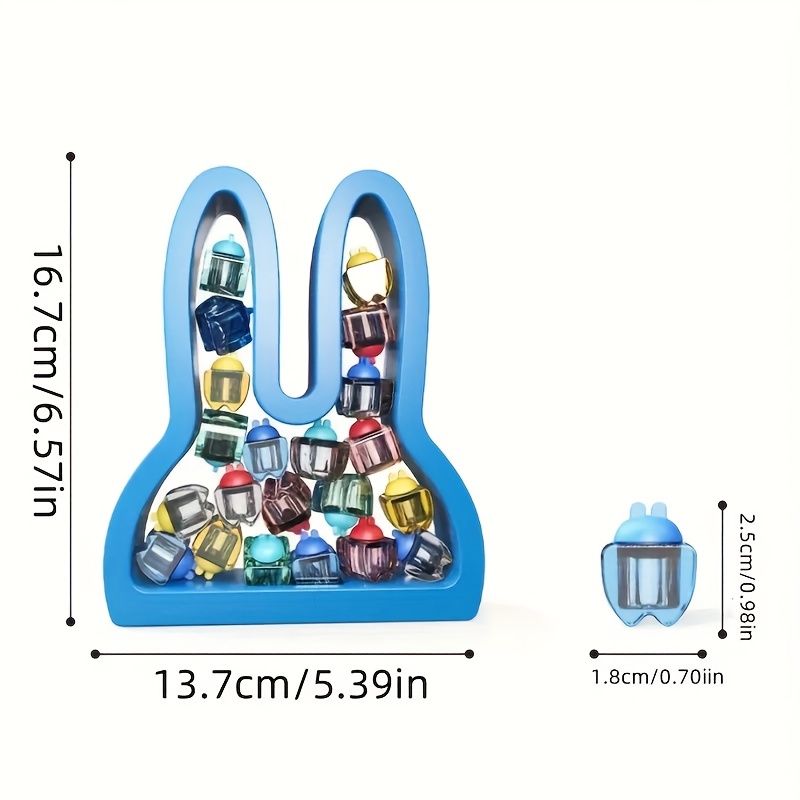 Rabbit Shape Baby Tooth Keepsake Box, Bunny Ear Holder, Lost Teeth Storage Box for Newborns