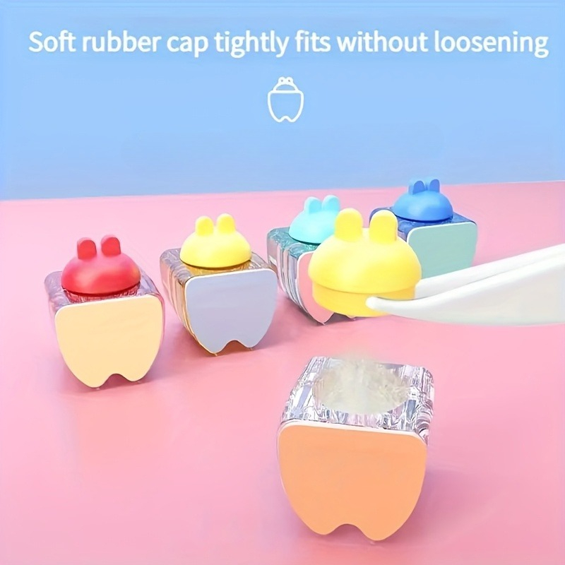 Rabbit Shape Baby Tooth Keepsake Box, Bunny Ear Holder, Lost Teeth Storage Box for Newborns