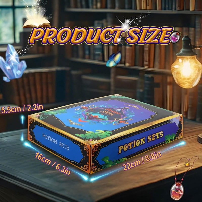 DIY Fairy Magic Potions Kit for Kids, Mixed Wizard Potion Bottles, Christmas Craft, Birthday Gifts for Girls Princess My