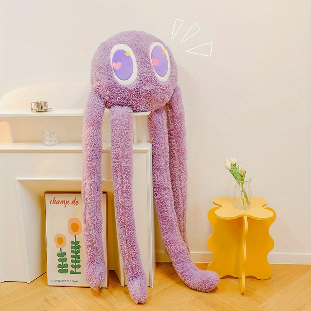 Cuddly Long-Legged Octopus Plush Toy, Stuffed Animal for Kids & Adults, Perfect Sofa Home Decor Gift