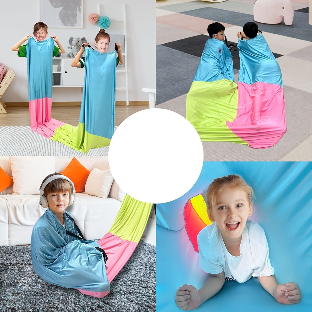 Sensory Tunnel for Kids Play with Autism, ADHD, SPD, Calming Tunnel for Toddlers, Relaxation & School Aid