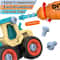DIY Take Apart Car Toys for Boys, Engineering Construction Truck, Excavator Crane Vehicle, Educational Building Gift
