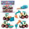 DIY Take Apart Car Toys for Boys, Engineering Construction Truck, Excavator Crane Vehicle, Educational Building Gift
