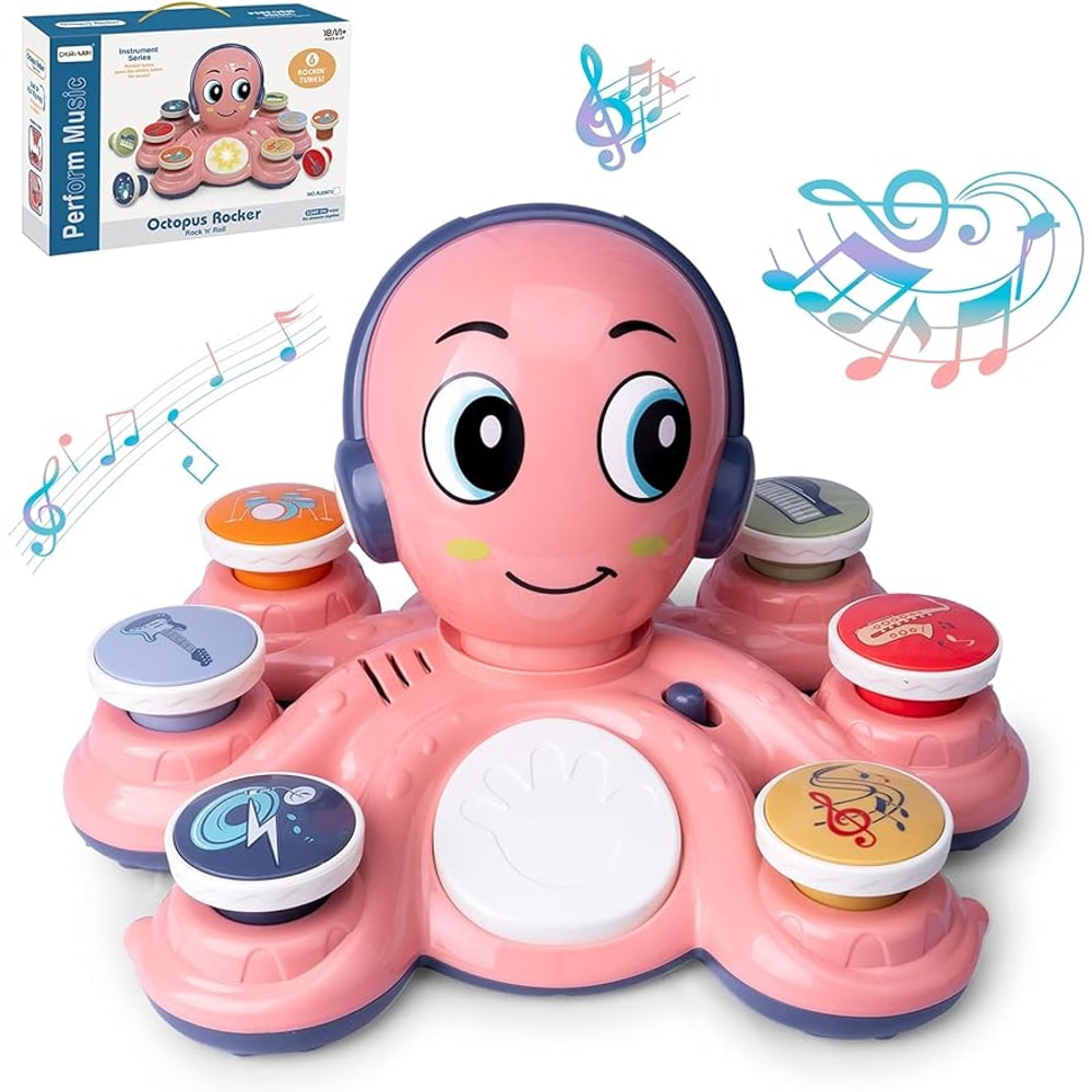 Learning Toys for Toddlers, Musical Baby Toys, Octopus Educational Toy for Preschoolers