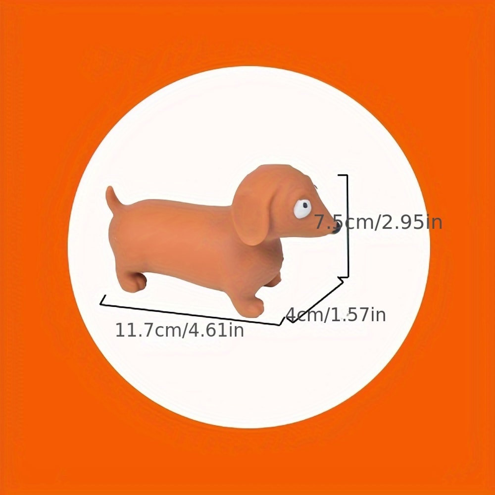Dachshund Stress Reliever Fidget Toy Stretchable Squeezy Toy For Anxiety Party Favor Goody Bags For 1