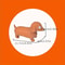 Dachshund Stress Reliever Fidget Toy Stretchable Squeezy Toy For Anxiety Party Favor Goody Bags For 1