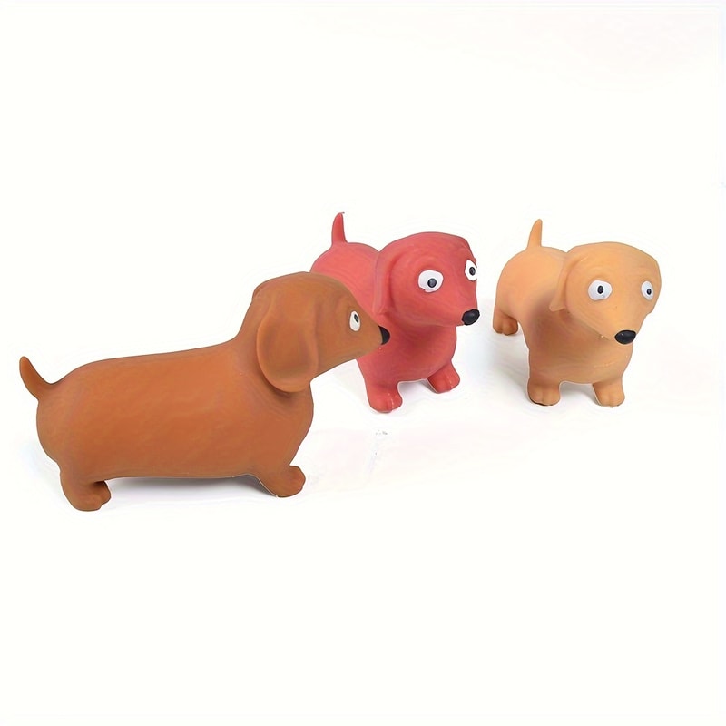 Dachshund Stress Reliever Fidget Toy Stretchable Squeezy Toy For Anxiety Party Favor Goody Bags For 5