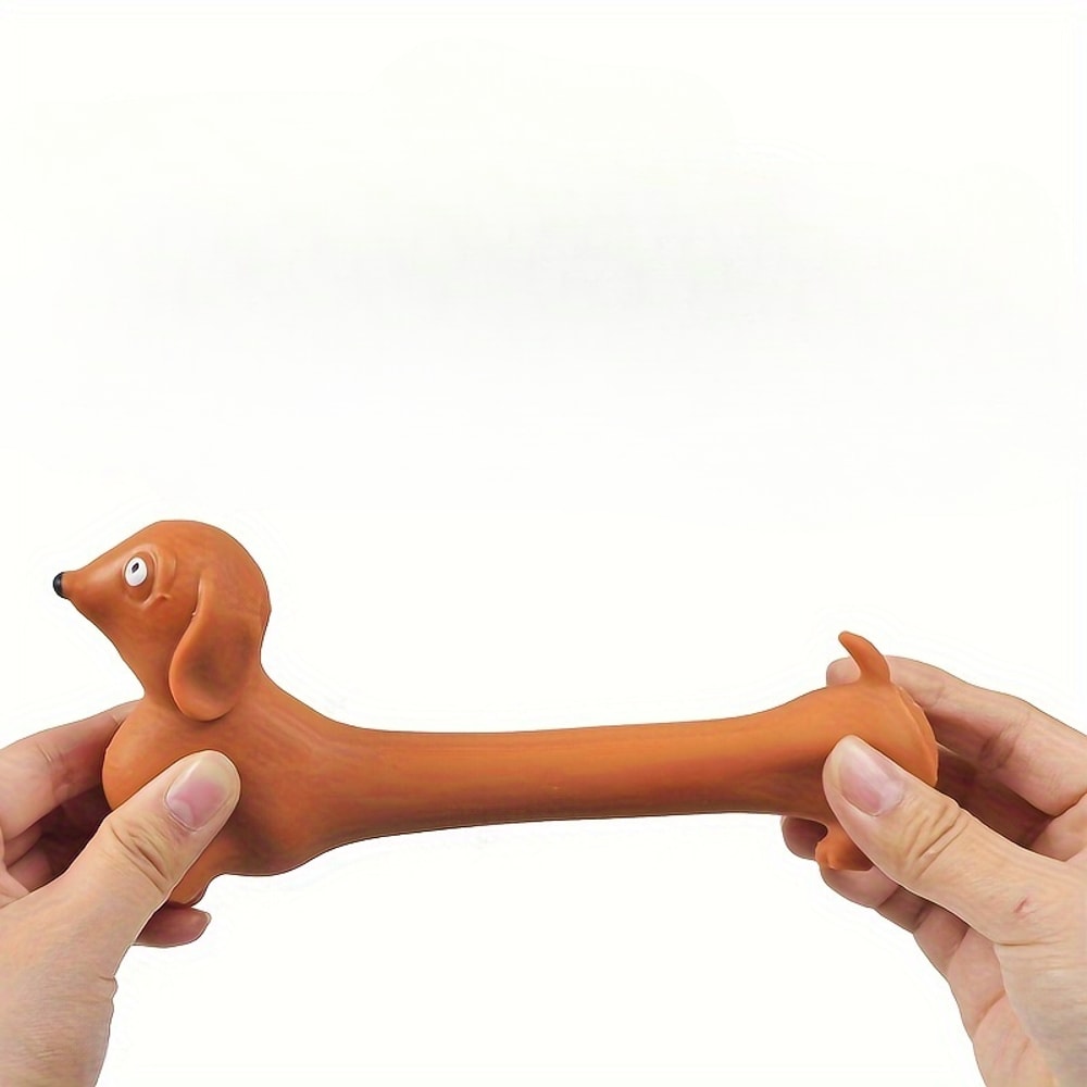 Dachshund Stress Reliever Fidget Toy Stretchable Squeezy Toy For Anxiety Party Favor Goody Bags For 6