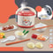 Kids Pretend Play Kitchen Toys Set, Rice Cooker Simulated Voice Spray, Educational Toy Gifts for Children