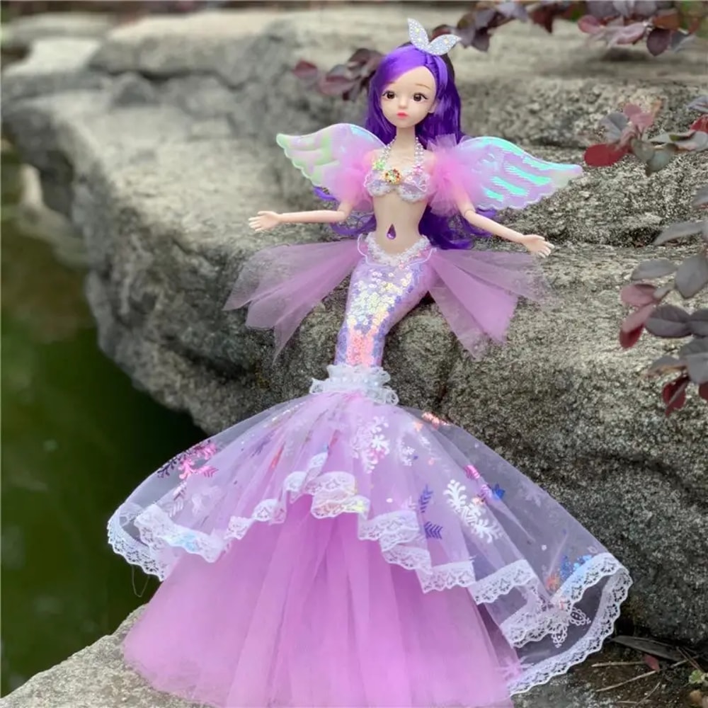 Enchanting Princess Mermaid Doll Ideal For Pretend Play Dress Up Toy 5