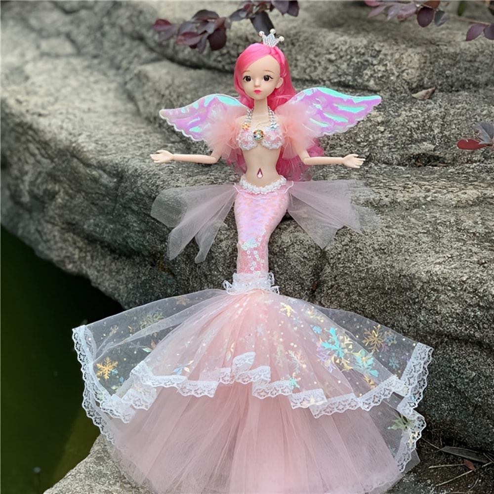 Enchanting Princess Mermaid Doll Ideal For Pretend Play Dress Up Toy 7