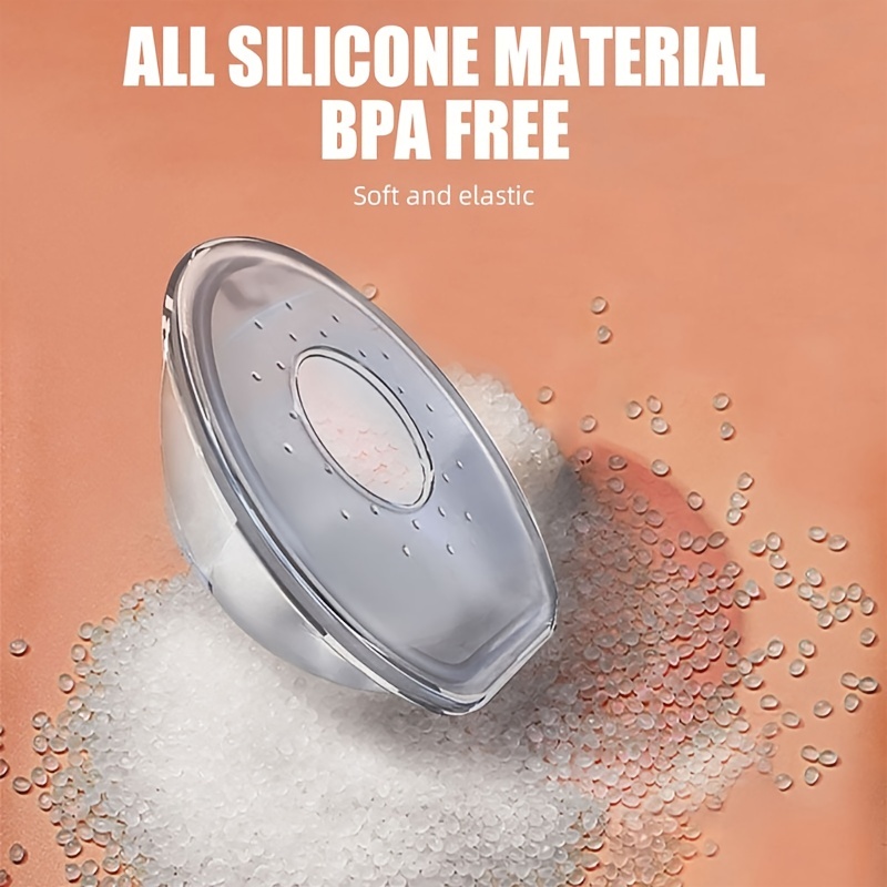 Wearable Nursing Cups, Silicone Breast Milk Collector, Breastmilk Saver, Letdown Catcher for Pumping