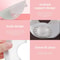 Wearable Nursing Cups, Silicone Breast Milk Collector, Breastmilk Saver, Letdown Catcher for Pumping