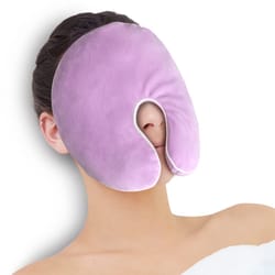 microwave heating pad for face, cold face eye mask for stress & migraine relief