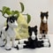 Flexible Printed Horse Pony Model Movable Joints Animal Toy Statue For Stress Relief And Fidgeting 0