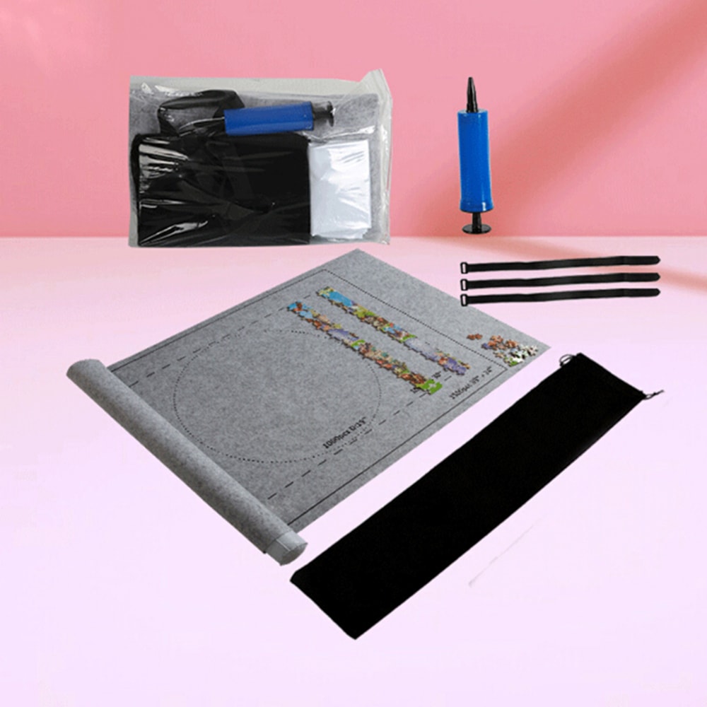 Jigsaw Puzzle Mat Roll Up For Pieces Large Puzzles Storage Board For Adults Kids Puzzle Saver Organ 2