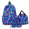 Fashion Print Dinosaur Backpack Set Large Capacity P Kids Teens Casual Bag 4