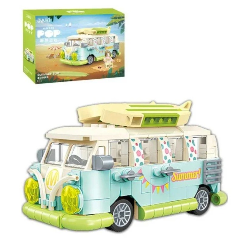 Holiday RV City Camper Van Building Set Camping Vehicles Toy Creative Adventure Birthday Gift For B 0