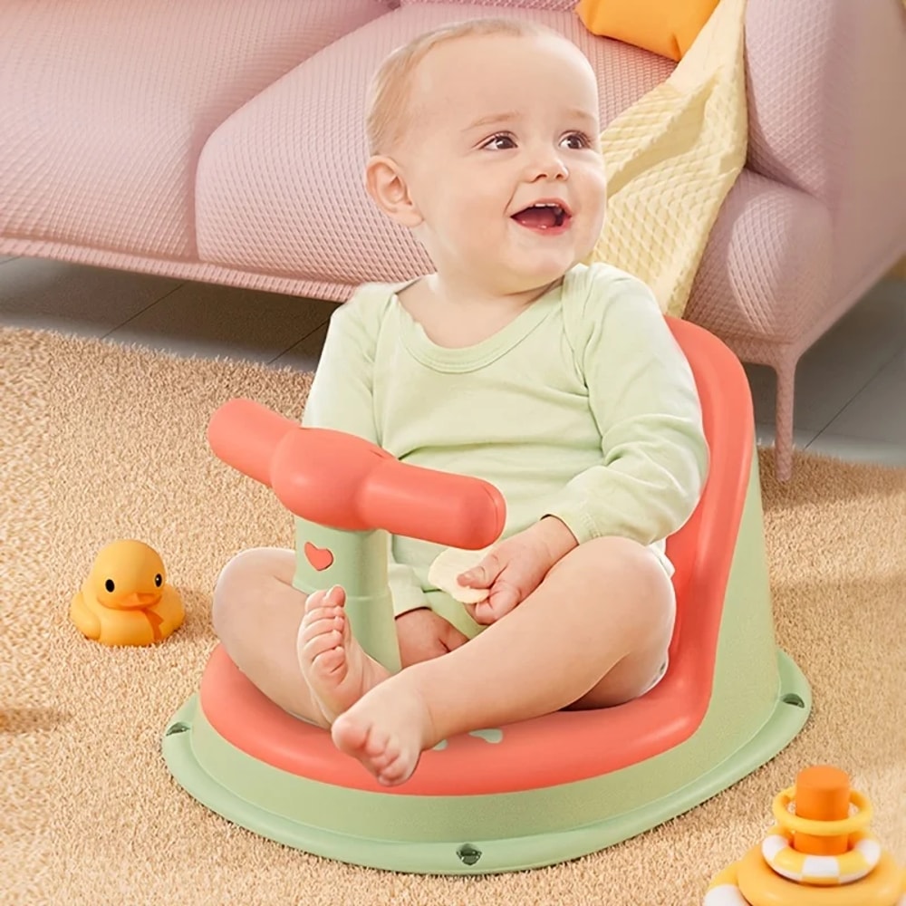 Infant Bath Tub Seat Newborn Shower Chair Sitting And Lying Bath Stool For Baby 0