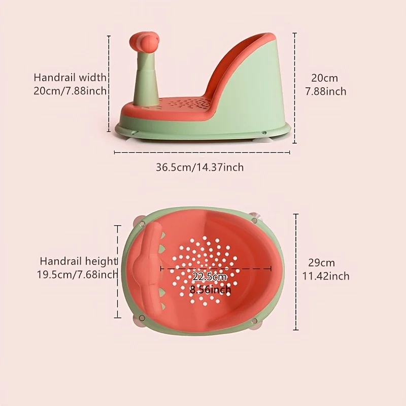 Infant Bath Tub Seat Newborn Shower Chair Sitting And Lying Bath Stool For Baby 2