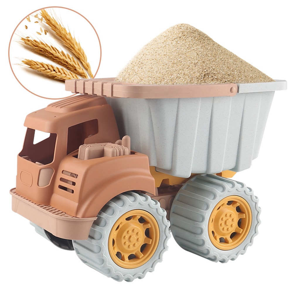 Toys Play Sand Construction Cars for Boys, Girls Beach Toys, Dump Tractor with Loader for Toddlers