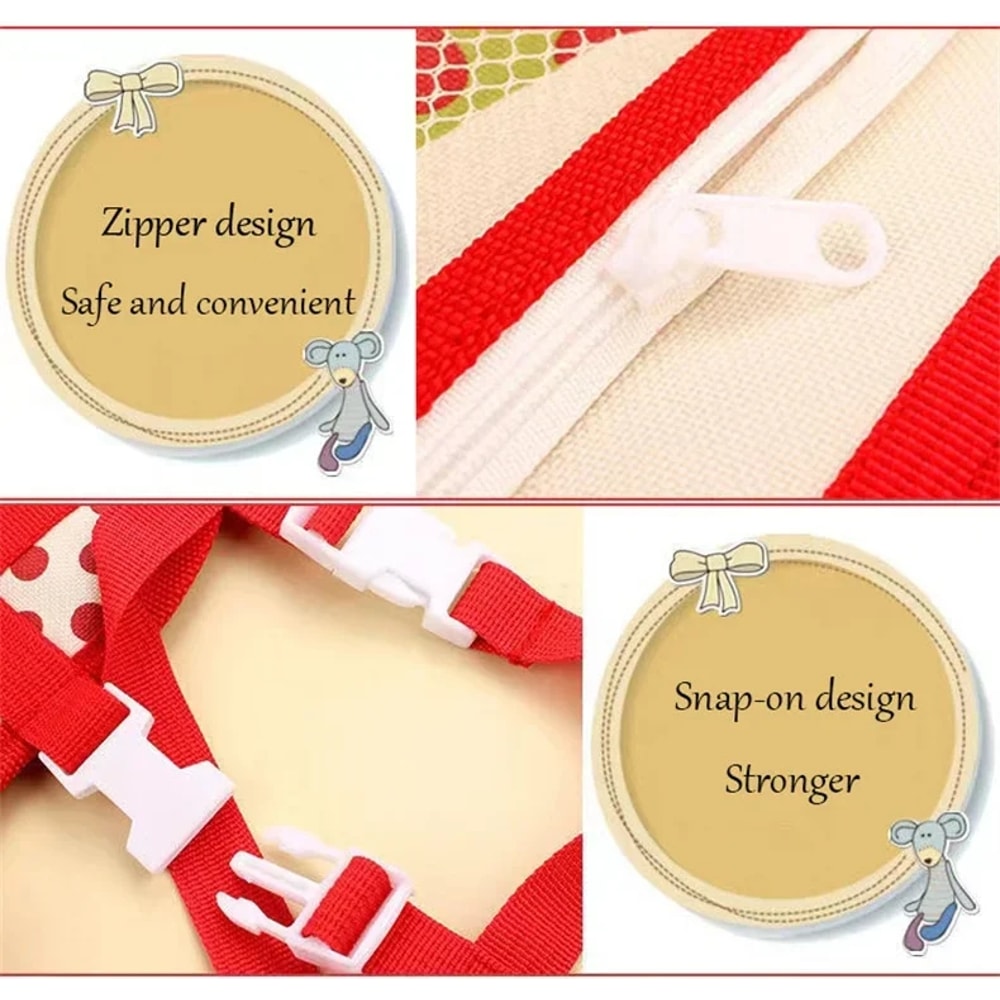 Kids Auto Seat Organizer, Large Capacity Cartoon Baby Car Seat Back Storage Bag for Toddler Travel