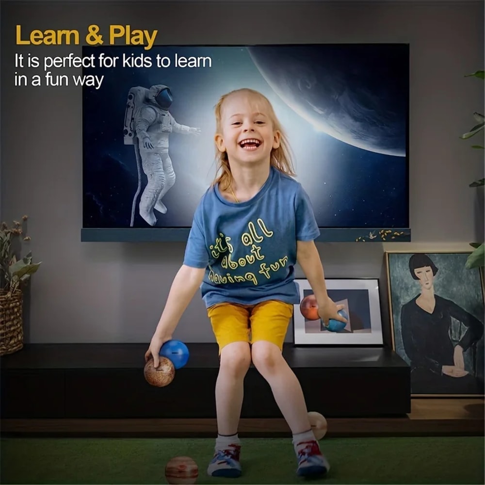 Planets Space Ball for Stress Relief, Solar System Stress Ball, Educational Toy for Kids and Adults