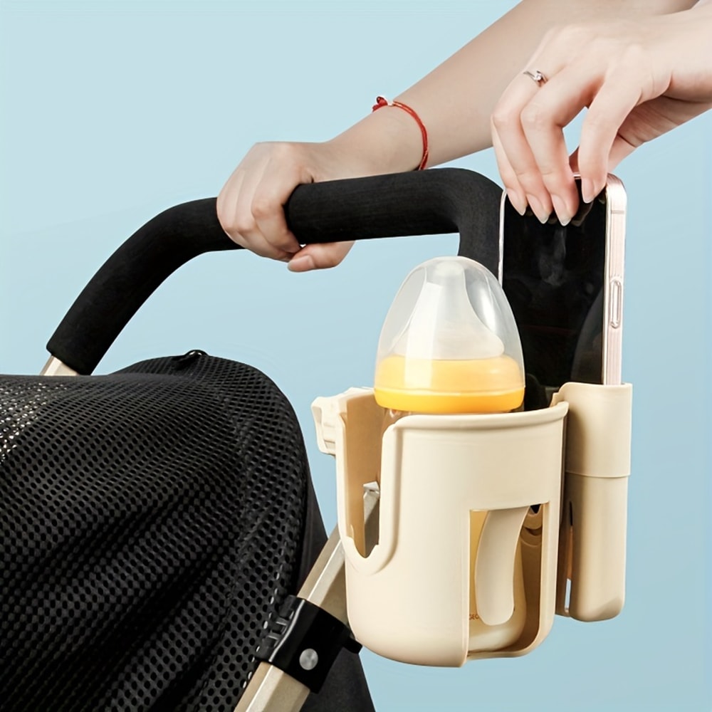 Universal Bottle Holder For Wheelchair Stroller Stroller Water Cup Holder With Phone Holder 0