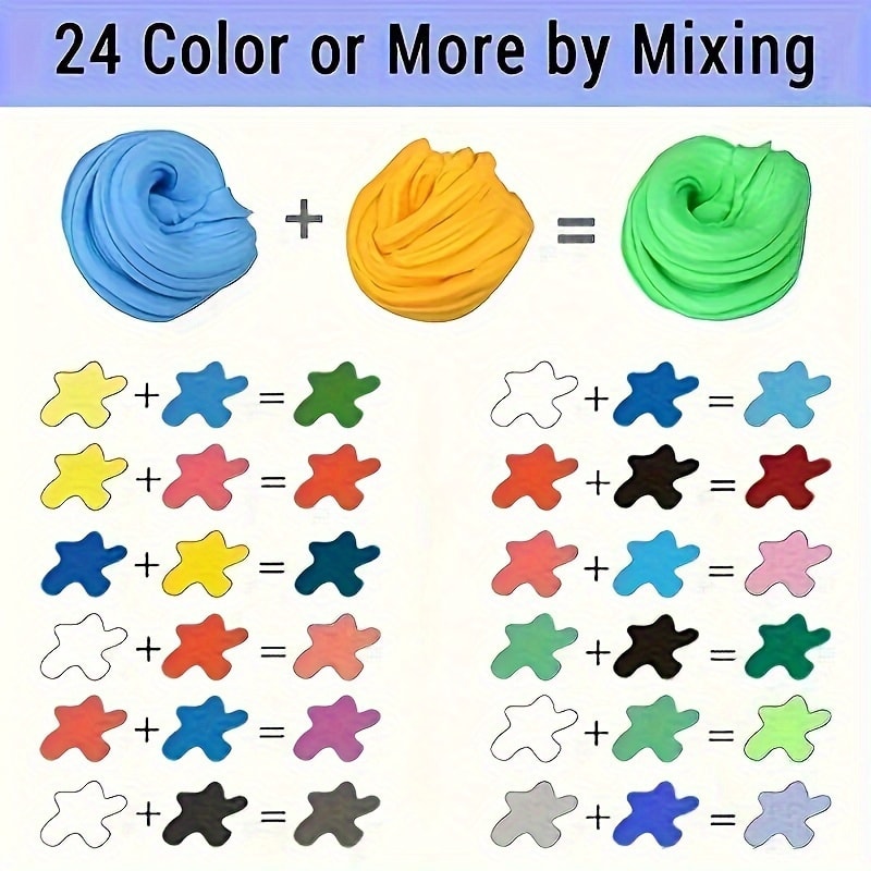 NonToxic Magic Air Dry Clay Set Perfect For Kids Modeling Includes Deluxe Tool Kit And Vibrant Colo 3