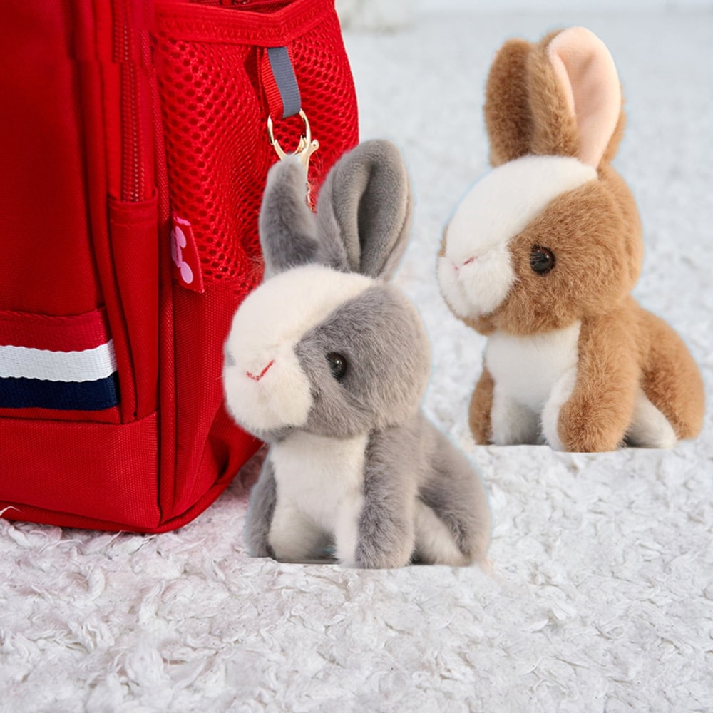 Plushie Handbag Ornament Pendant Ultrasoft Stuffed Animal Plush Bunny Rabbit Toy For Kids Girl Love 3
