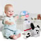 Dancing Dalmatian Dog with Ball, Colorful Flashing Lights, Spinning Toy for Small Babies & Toddlers