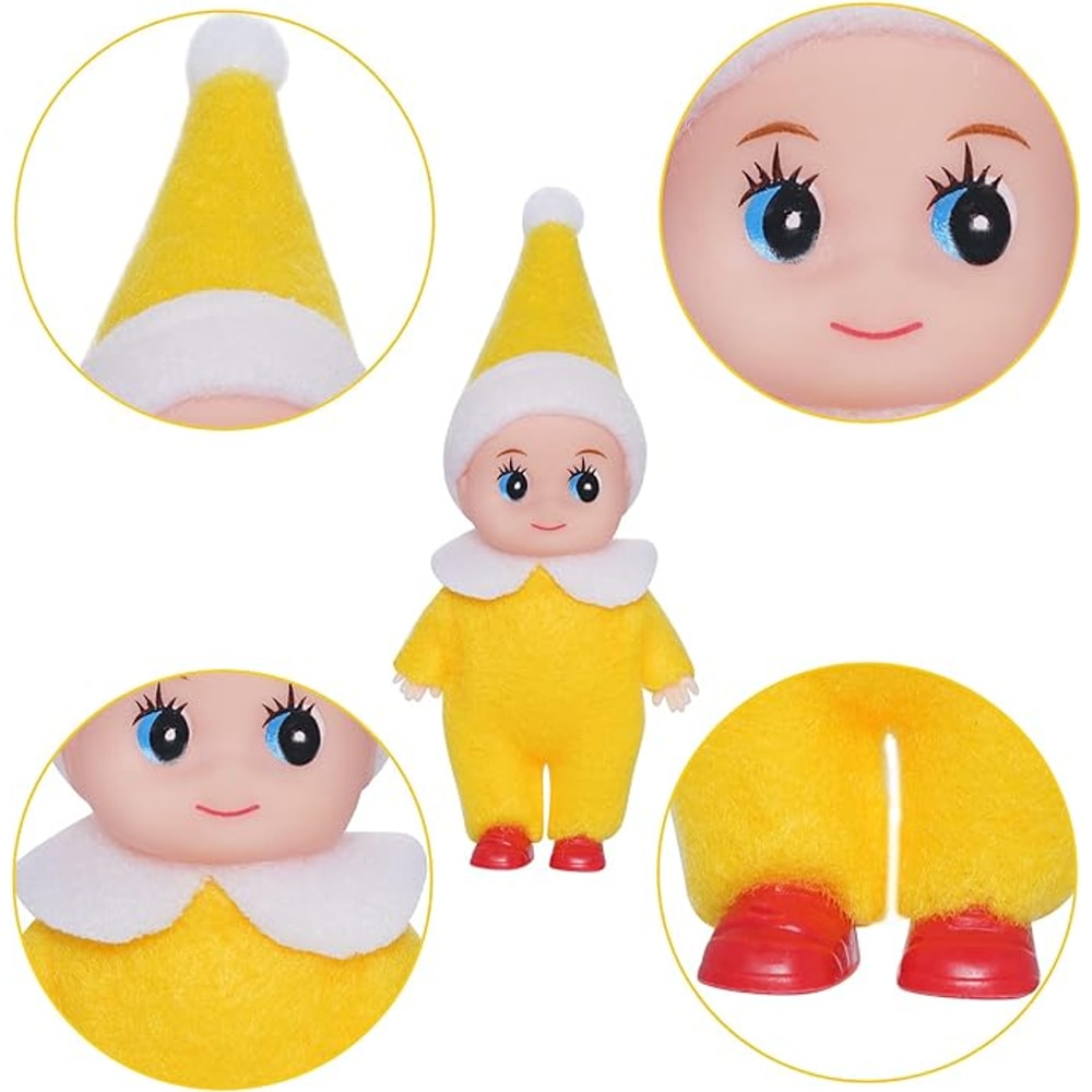 Christmas Baby Elf Doll Colorful Baby Boy Girl Little Elf Dolls Xmas Decorations And Kids Toys Id 3