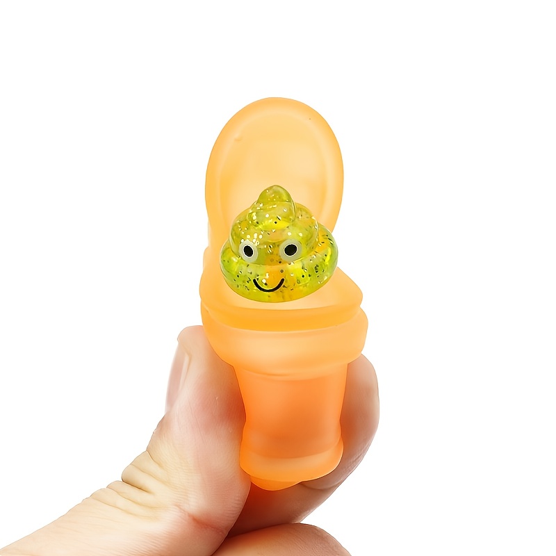 Laugh Out Loud with Squeeze Toilet Poop TPR Soft Kawaii Mochi Fidget Stress Relief Toy for Kids